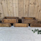 Vintage Indian Wooden Brick Mould With Handles Kitchen Bathroom Storage Box