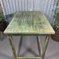 Green Vintage Rustic Indian Solid Wooden Desk Console Hallway Kitchen Island Table