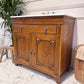 Wooden Carved Vintage Vanity Unit