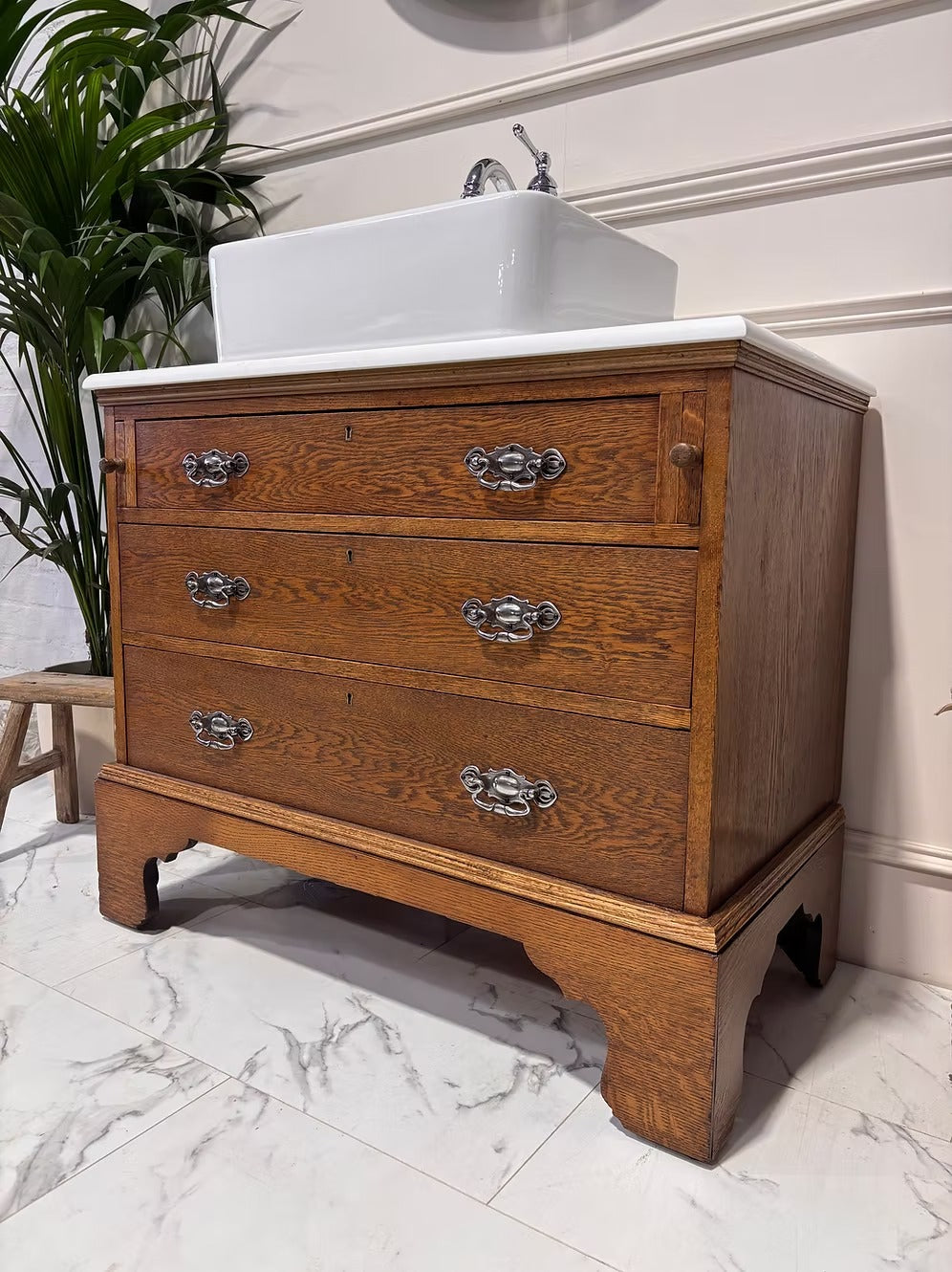 Traditional Vintage Bathroom Vanity Unit - George IV