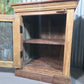 Vintage Solid Wooden Indian Carved Bedside Cupboards Cabinets