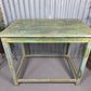 Green Vintage Rustic Indian Solid Wooden Desk Console Hallway Kitchen Island Table
