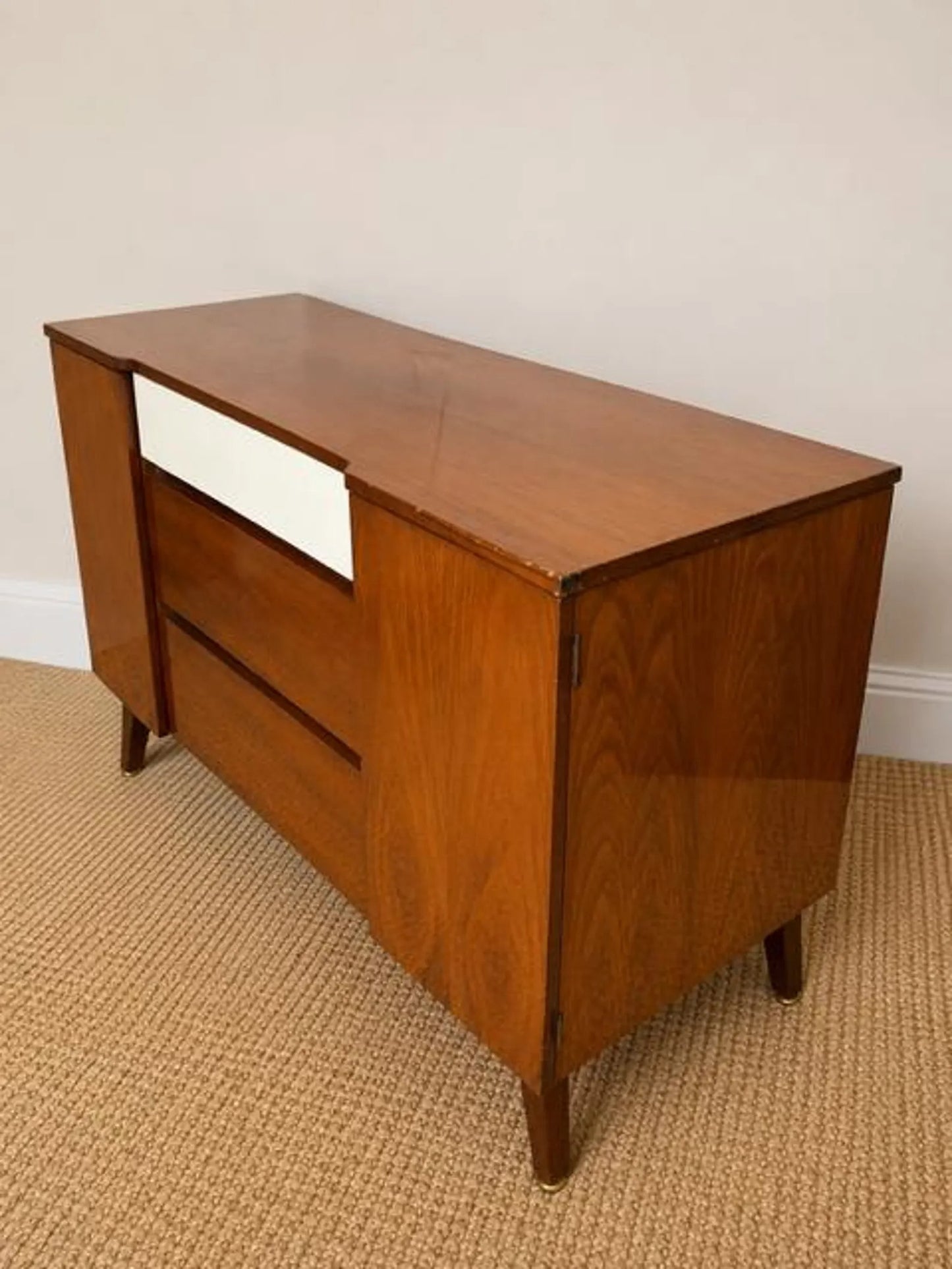 Vintage Meredew Mid Century Sideboard | Compact Drinks Cabinet | Media Console