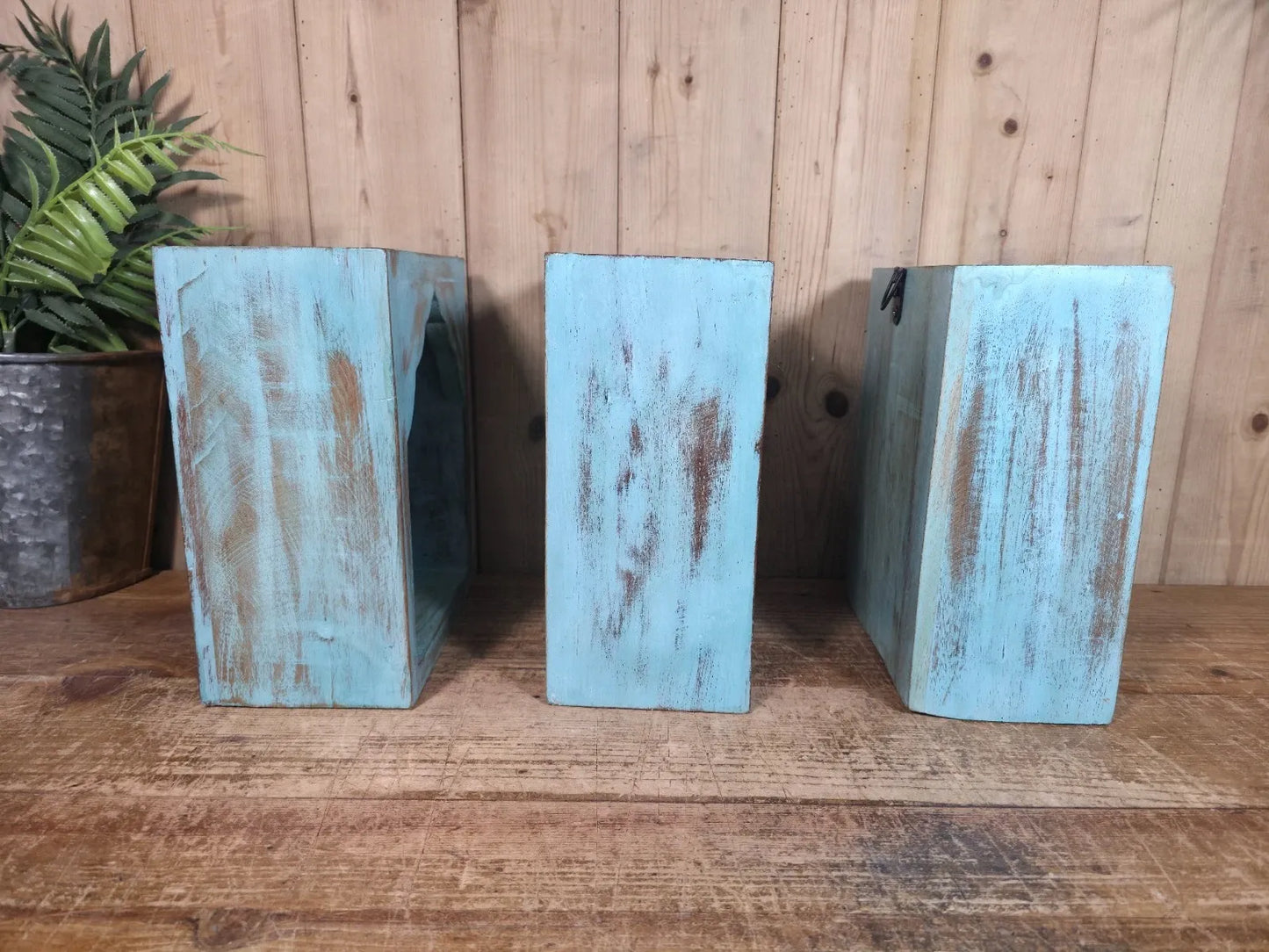 Vintage Rustic Reclaimed Indian Wooden Arched Temple Shelf Wall Display Shelves
