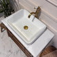 Oak Vintage Bathroom Vanity Unit