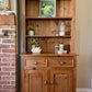 Vintage Pine Kitchen Dresser | Farmhouse Welsh Dresser | English Country Cabinet | Rustic Plate Rack | Solid Pine Storage