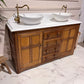 W1408mm Vintage Double Bathroom Vanity Unit - Elizabeth II - Available