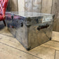Aluminum Aviation Trunk Polished Vintage Industrial Storage Trunk Metal industrial Travel Case English Luggage