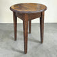 Antique Rustic round side table - farmhouse Wales