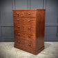 Vintage Victorian Mahogany Chest Of Drawers