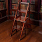 Victorian Vintage Metamorphic Mahogany Chair That Folds Over Into Library Steps