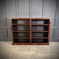 Vintage Victorian Rosewood Open Bookcase