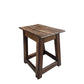 Antique dark Walnut Rustic side table