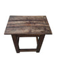 Antique dark Walnut Rustic side table