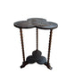 Antique Clover leaf Shamrock bobbin side table