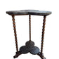 Antique Clover leaf Shamrock bobbin side table