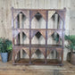 Vintage Solid Wooded Arched Temple Wall Display Shelf Shelves