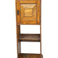 Art Deco Golden Oak side cupboard / magazine / book rack