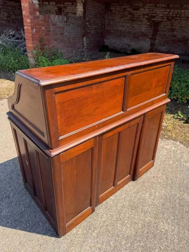 Vintage Oak Roll Top Desk By Angus Of London