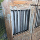 Vintage Pair of Rustic Indian Wooden Iron Doors Garden Gates Room Divider Screen
