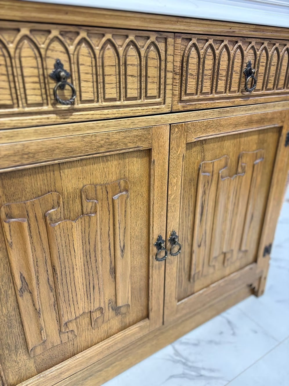 Vintage Reclaimed Vanity Unit With Basin