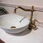 Oak Vintage Bathroom Vanity Unit With Basin