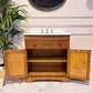 Tradtional Oak Bathroom Vanity Unit
