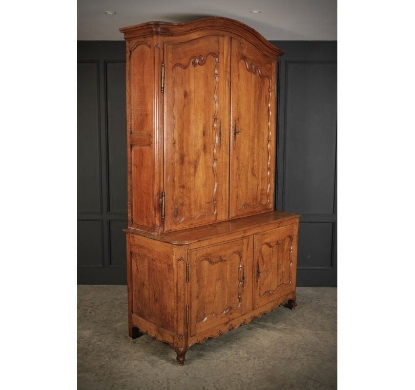 Large 18th Century Cherry Wood Vintage Cupboard