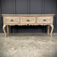 18th Century Carved Oak Dresser Base Carved Vintage Sideboard