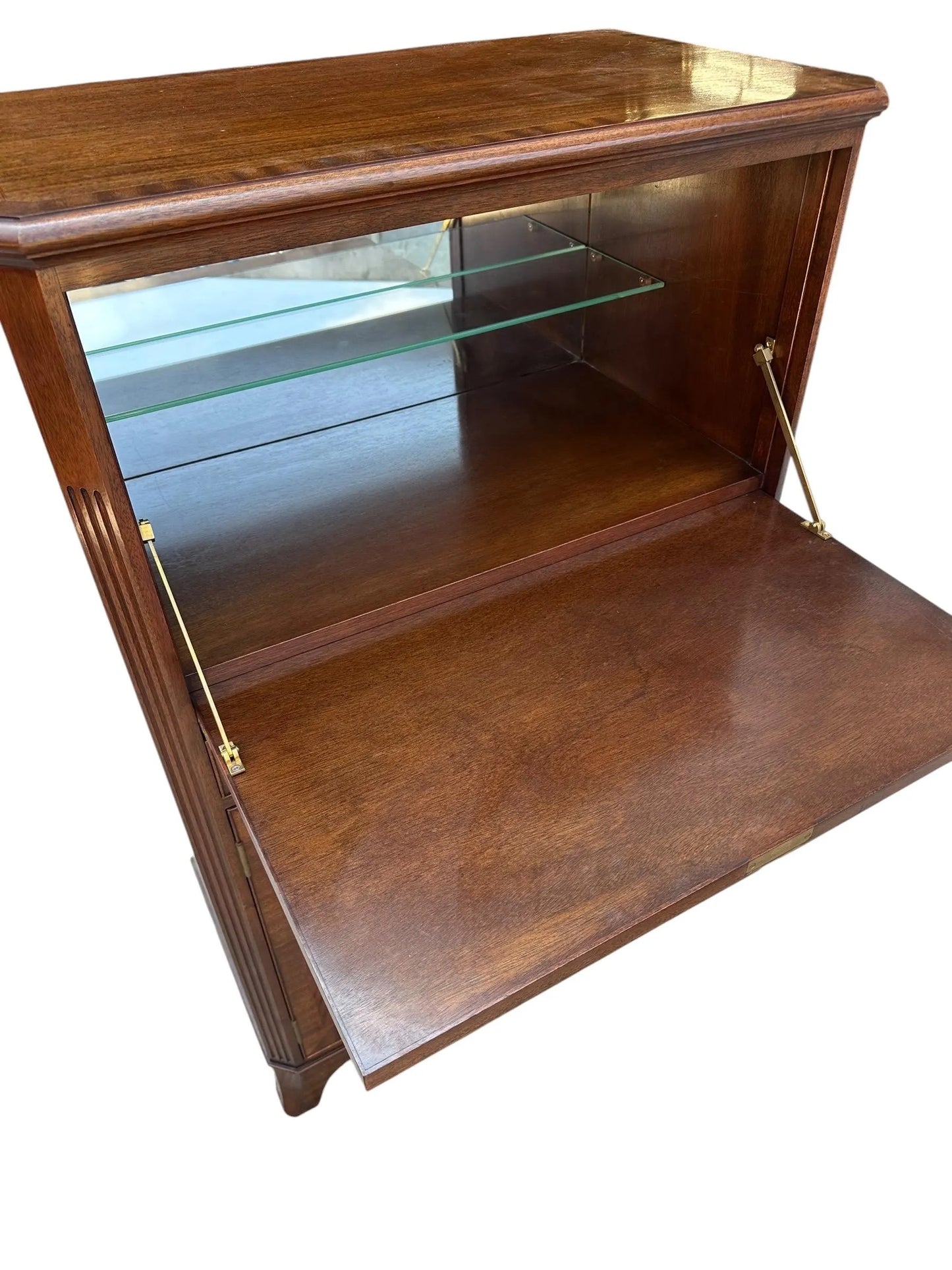 Mid century Mahogany Drinks cocktail cabinet by Rackstraw of Worcester
