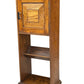 Art Deco Golden Oak side cupboard / magazine / book rack