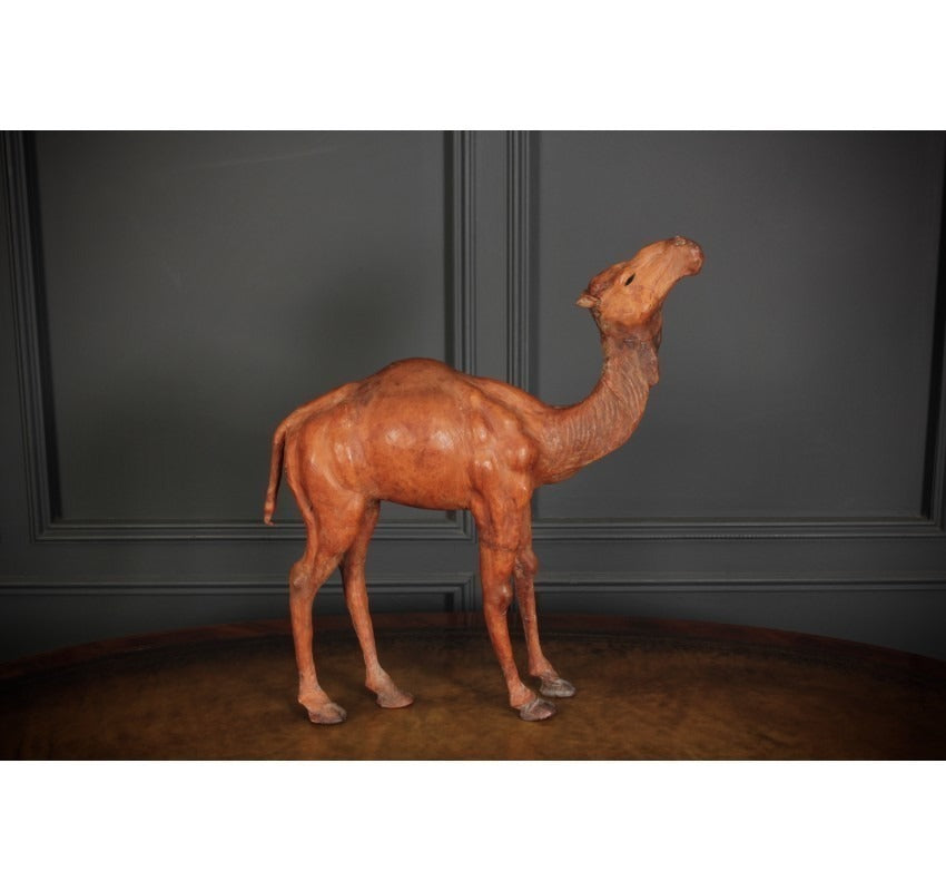 Vintage Leather Camel Ornament