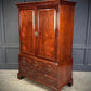 Georgian Mahogany Vintage Gentlemans Wardrobe