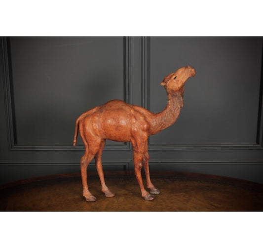 Vintage Leather Camel Ornament