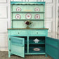 Painted Welsh Dresser Solid Wood Carvings Commission Order
