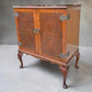 Early 20th C Walnut Vintage drinks cabinet by Dynatron