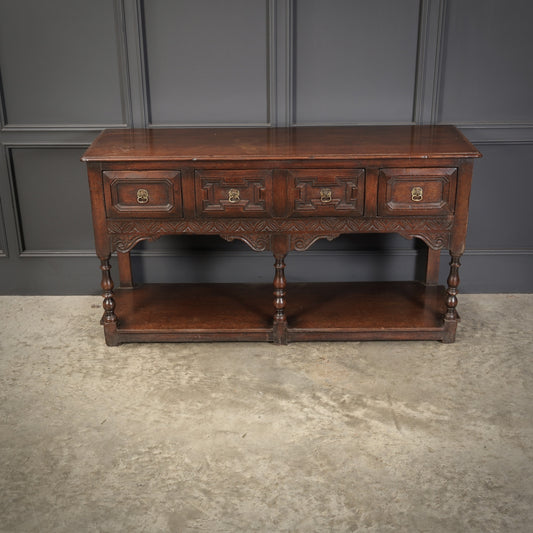 Rustic Oak Vintage Sideboard