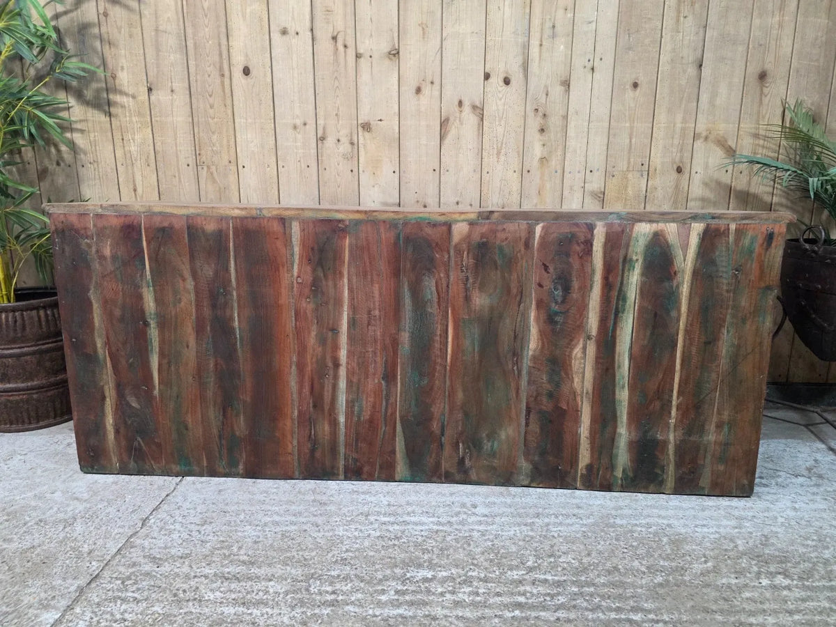 Vintage Reclaimed indian Solid Wooden Sideboard Tv Unit Display Cabinet