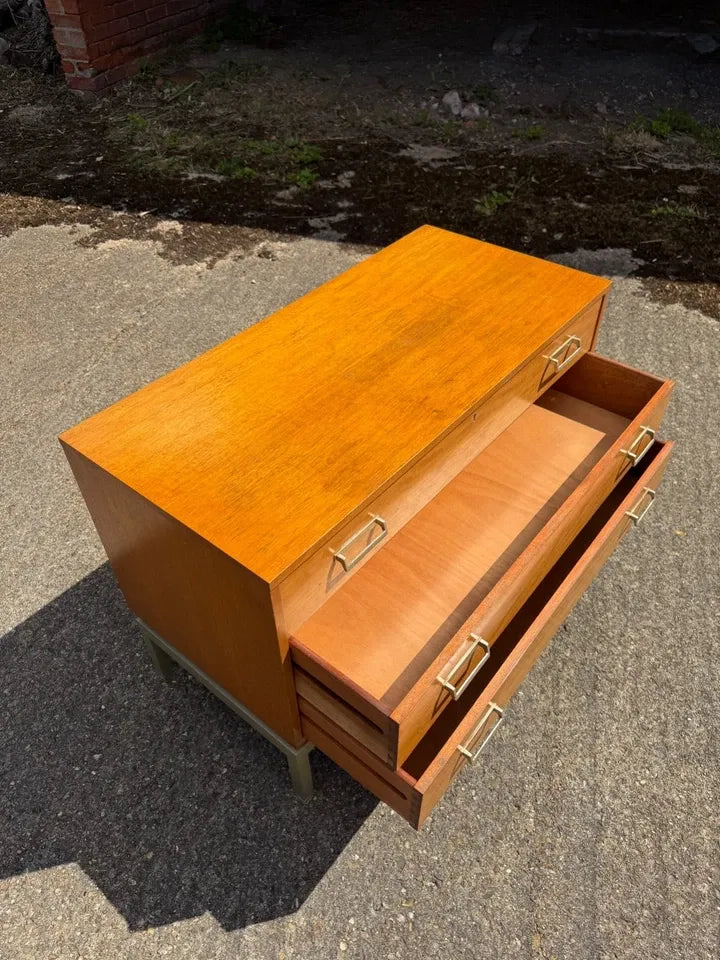 Vintage G Plan Limba E Gomme Mid Century Retro Teak MCM Chest of Drawers
