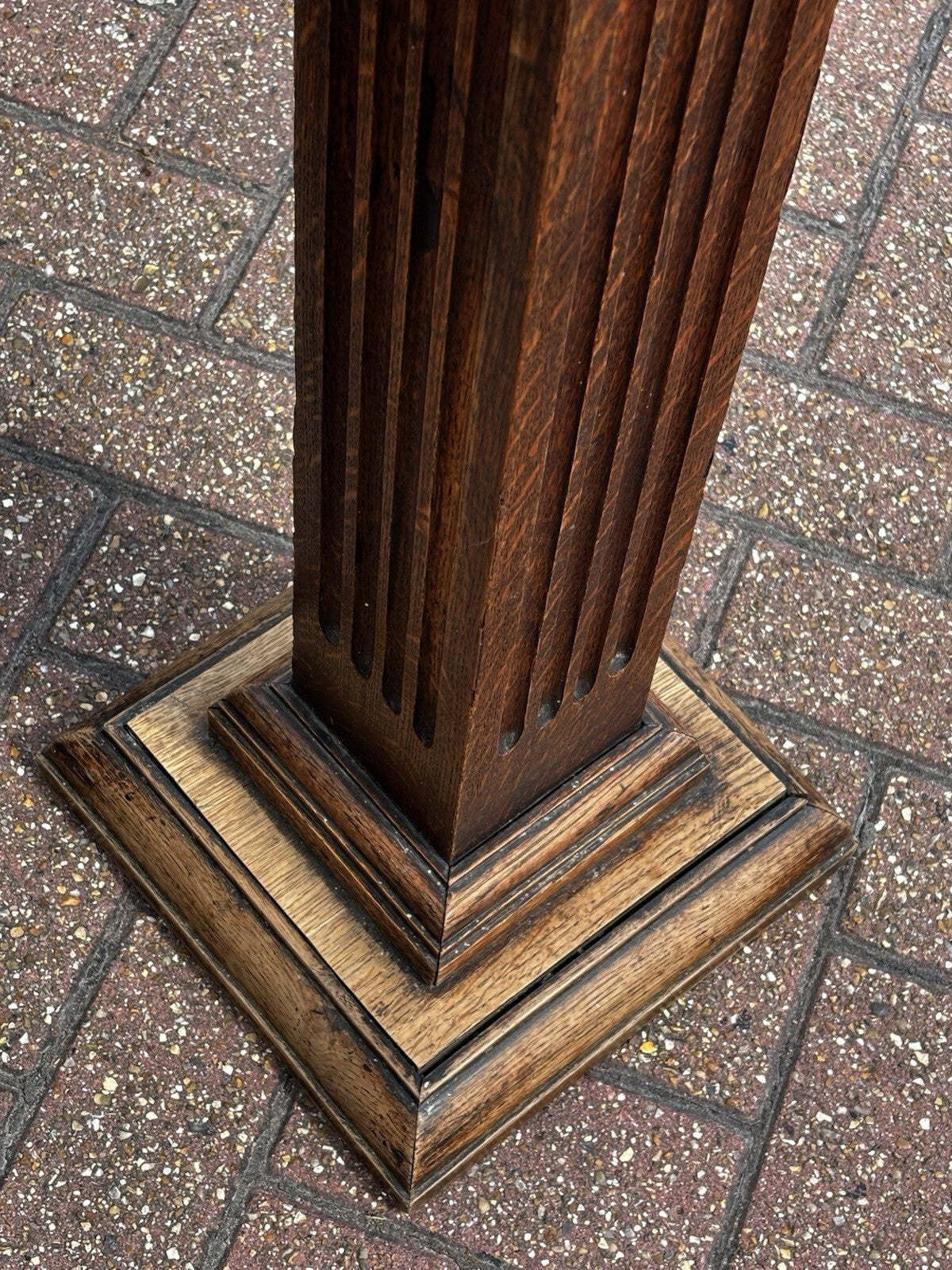 Edwardian Oak Plant Stand, 21st Century