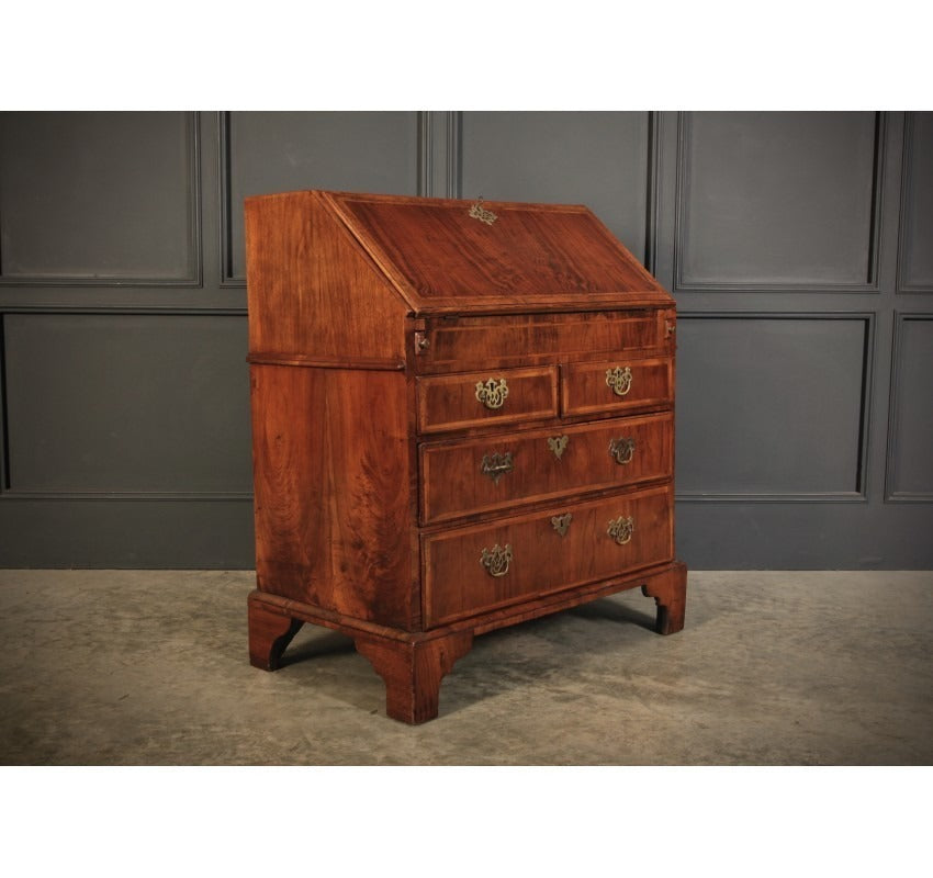 Queen Anne Walnut Writing Bureau, 1700s