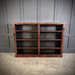 Vintage Victorian Rosewood Open Bookcase
