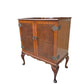 Early 20th C Walnut Vintage drinks cabinet by Dynatron