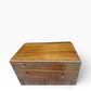 Vintage Oak Tallboy cupboard chest of drawers linen cupboard.