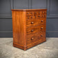 Vintage Victorian Mahogany Chest Of Drawers