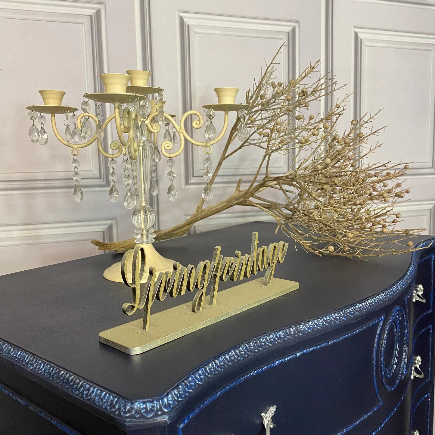 Painted Navy Chest of Drawers French Style Drawers Commissions Open Olympus Furniture