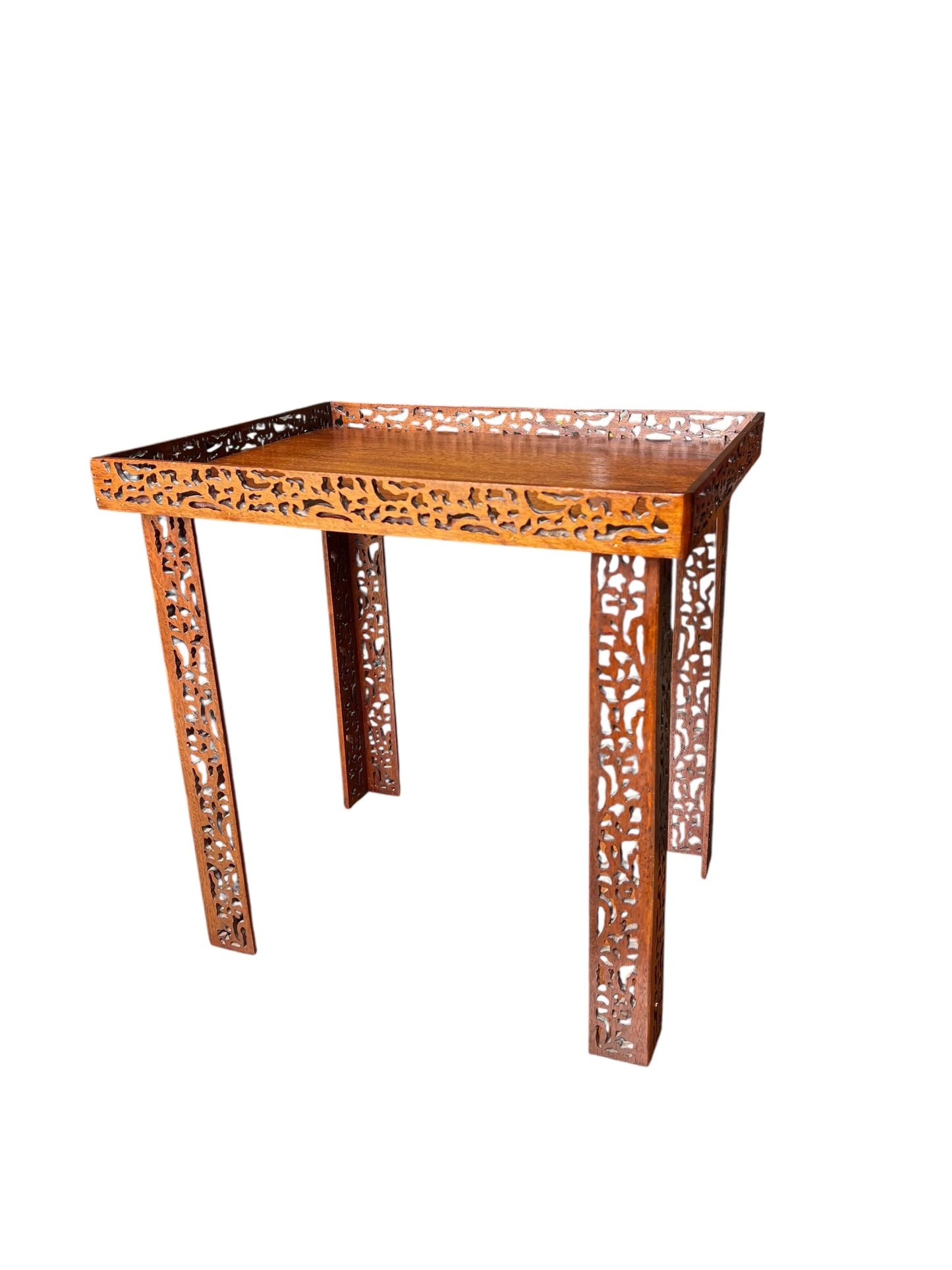 20th Century vintage Chinese Chippendale style small table