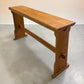 Vintage English Oak Arts & Crafts period bench seat