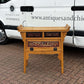 Oriental Console Table With 2 Drawers And A Cupboard.