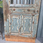 Vintage Pair of Rustic Indian Wooden Iron Doors Garden Gates Room Divider Screen